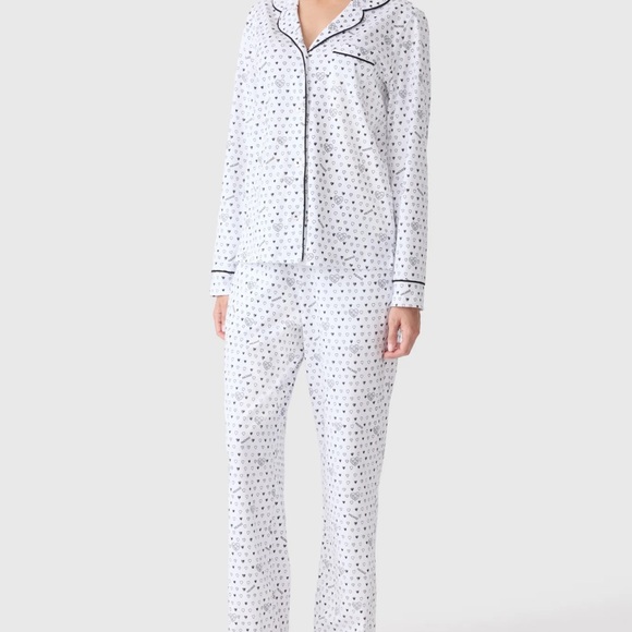 Roller Rabbit X Mackage Quilted Hearts Long Sleeve Polo...